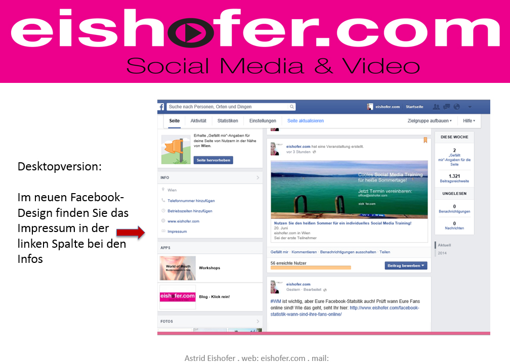 Facebook Impressum 2 mobil Facebook Training Astrid Eishofer