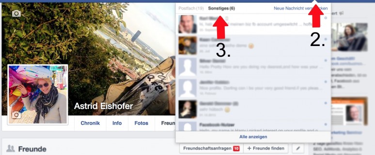 Facebook: So finden Sie den "Sonstiges"- Ordner