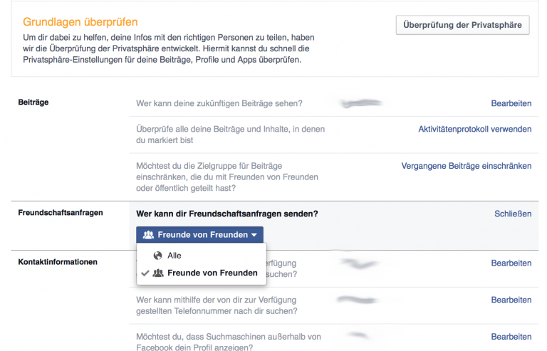 Facebook beide freundschaftsvorschläge bekommen Kettlebell Ankunft