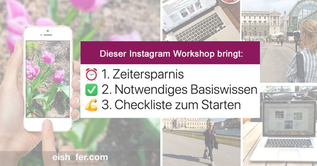 Instagram Workshop Wien; Instagram für Selbstständige; Instagram Workshop für Einsteiger; Instagram für Einsteiger;